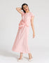 MIDI DRAPERY DRESS
